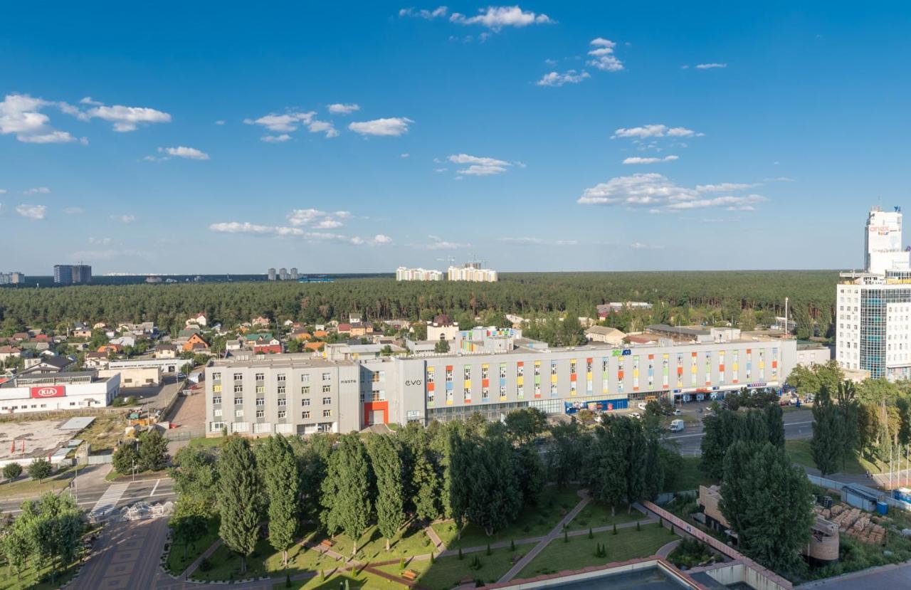 Flatrent Olympic Park, Метро Бориспільська Поруч! Kijev Kültér fotó
