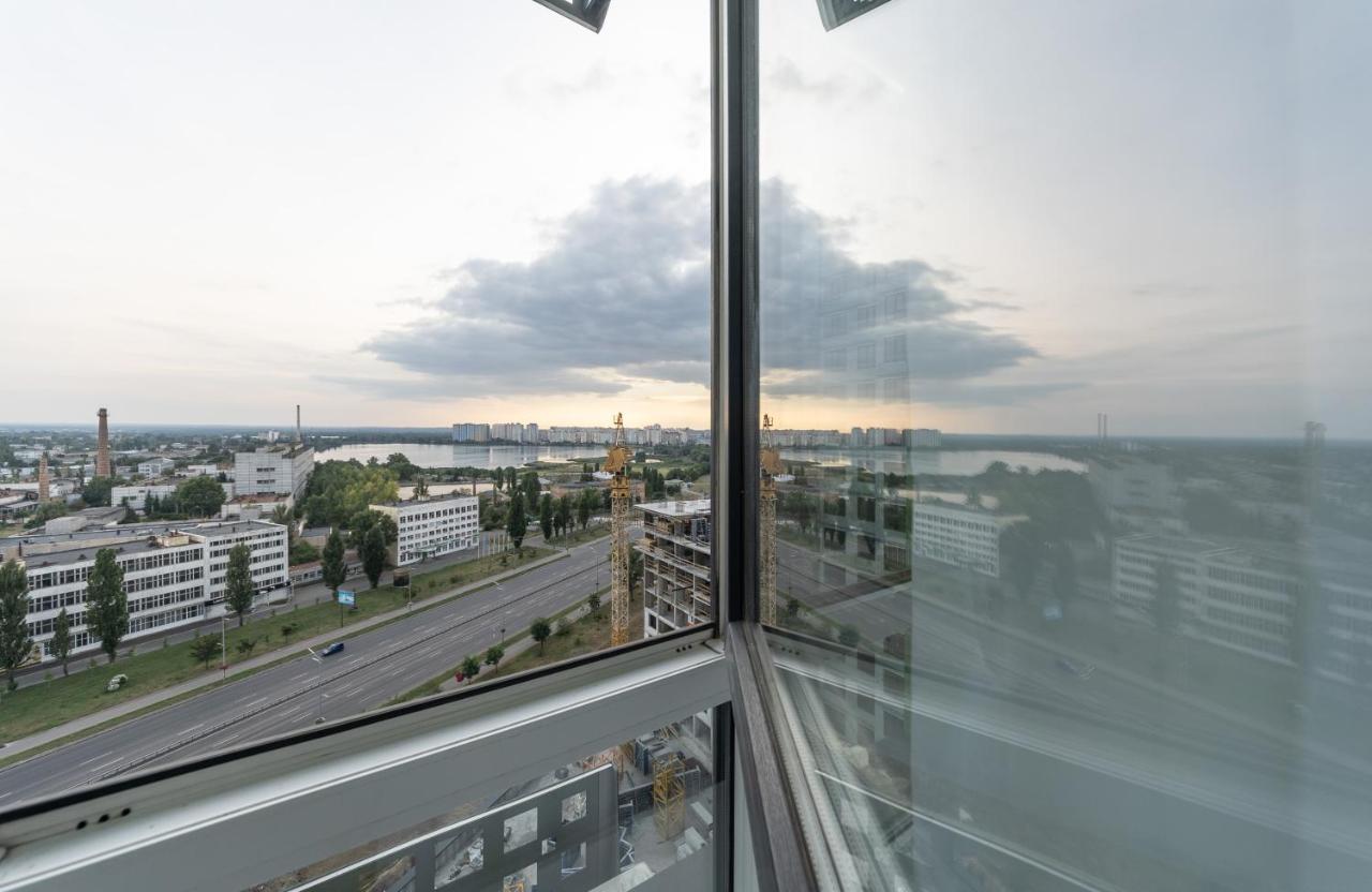 Flatrent Olympic Park, Метро Бориспільська Поруч! Kijev Kültér fotó